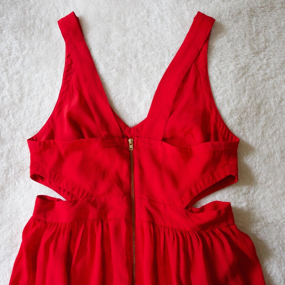 NEW Red Cutout Coincidence & Chance Dress - Picture 4 of 7